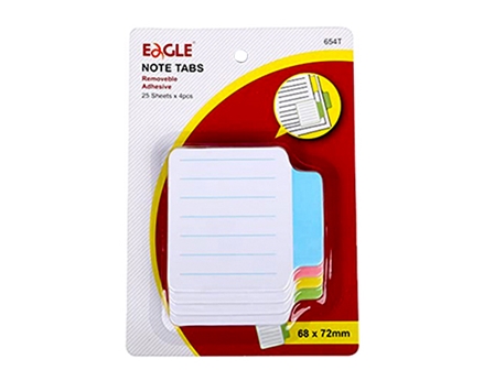 Eagle Sticky Note Tabs 654T 100 Sheets