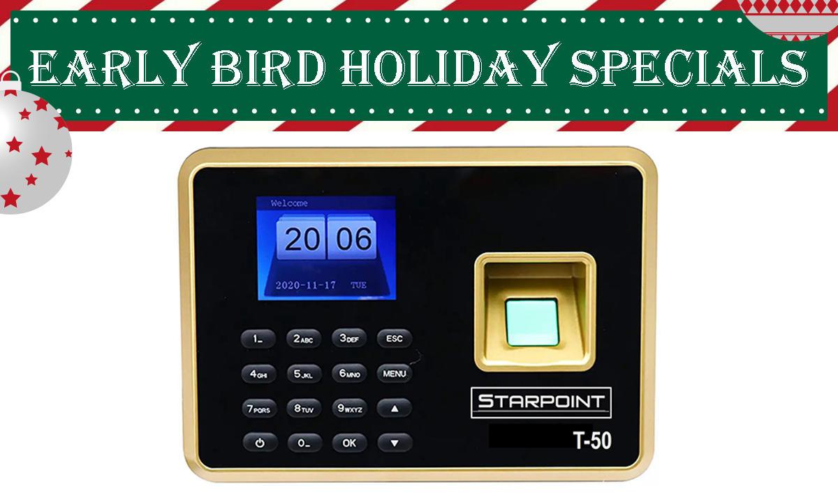 Starpoint T-50 Fingerprint Time Recorder (WAS PHP 7,800.00)