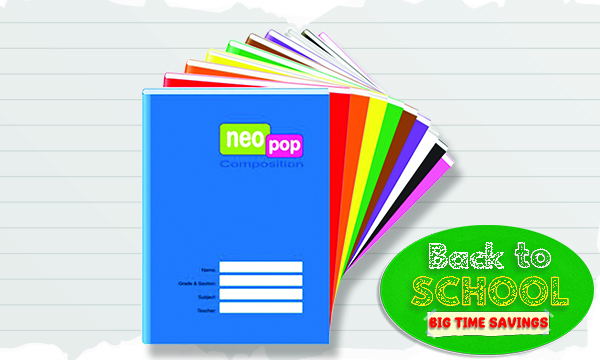 VECO NEOPOP COMPOSITION NOTEBOOK 80 LEAVES 10S
