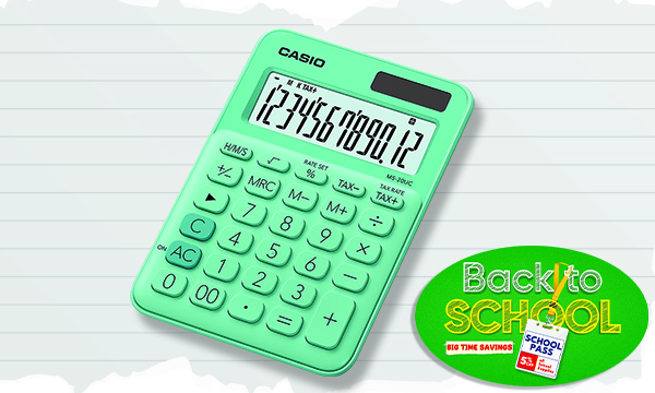 CASIO MS-20UC CALCULATOR GREEN (WAS PHP 599.00)