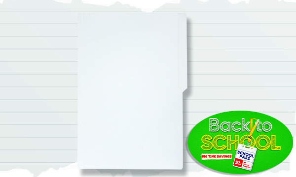 CLICK FOLDER 15PTS GLOSSY WHITE 5S LEGAL (WAS PHP 37.50)