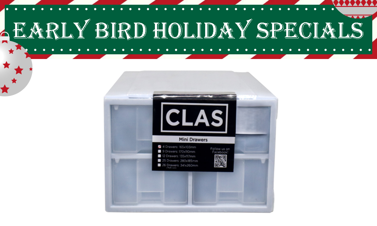 Clas Mini Drawers 4D 165x103mm (WAS PHP 343)