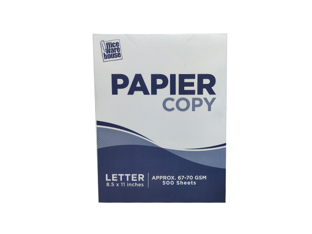 Papier Copy Paper 67-70GSM 500s A4