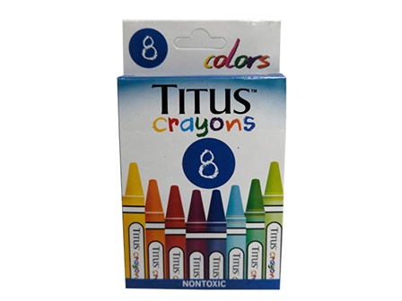 Titus Crayons 8 Colors