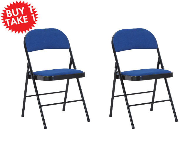 Multi-Purpose Chair C-126 Fabric Blue Buy One Take One 